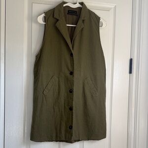 Urban Outfitters Khaki Sleeveless Vest